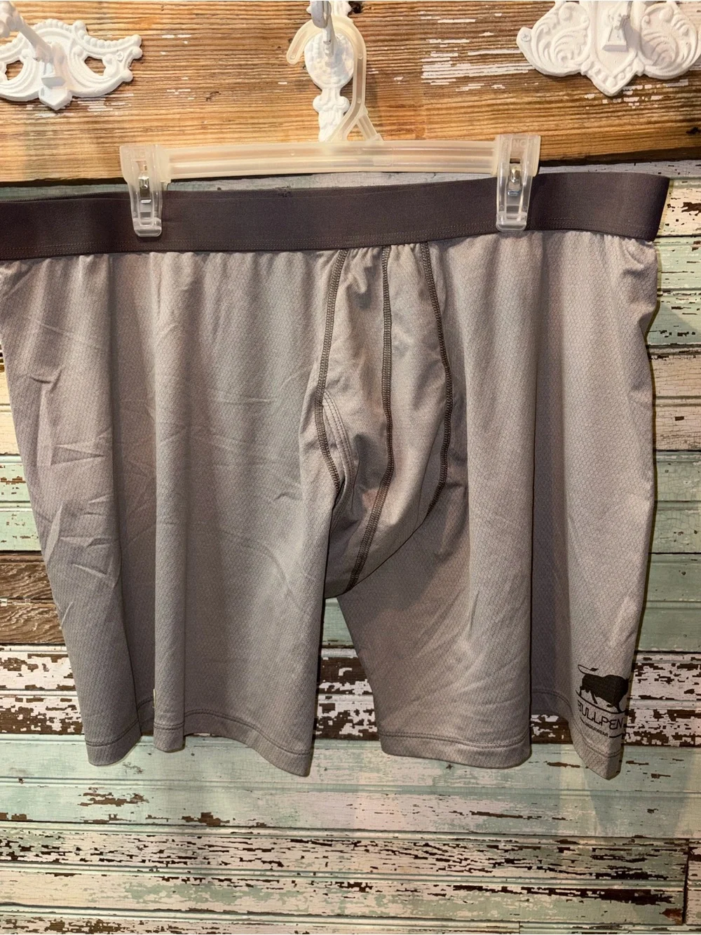 3 pairs Duluth Trading Co Gray Performance Boxer Briefs with elastic Waistband - Picture 6 of 13